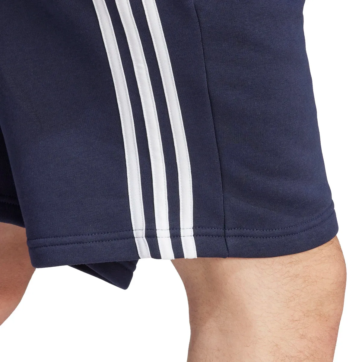 adidas Men's 3-Stripes Fleece Shorts (Tall)