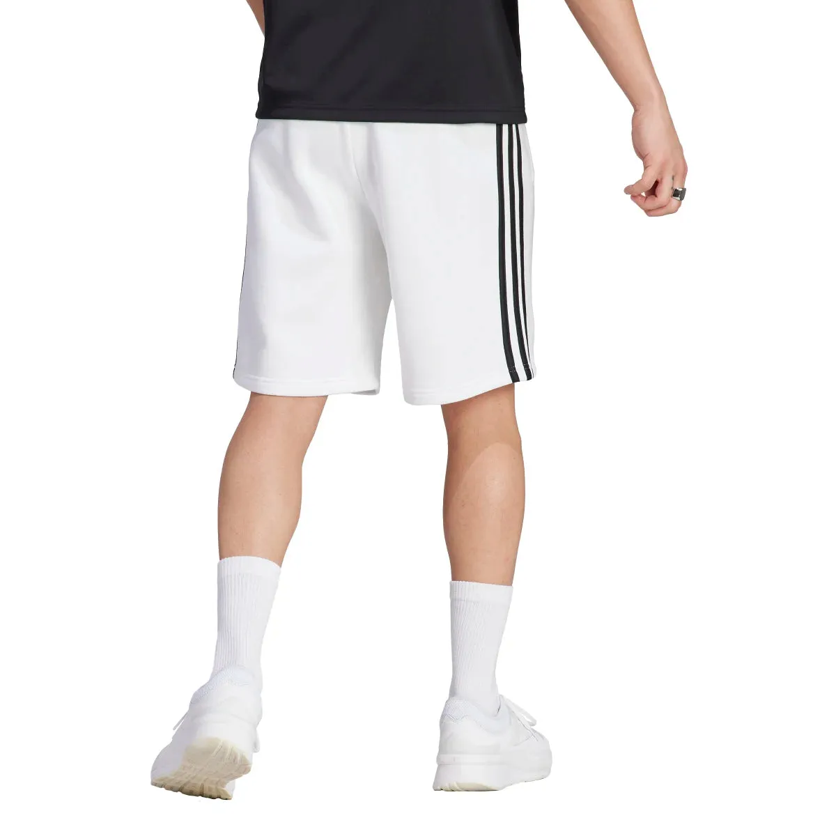 adidas Men's 3-Stripes Fleece Shorts (Tall)