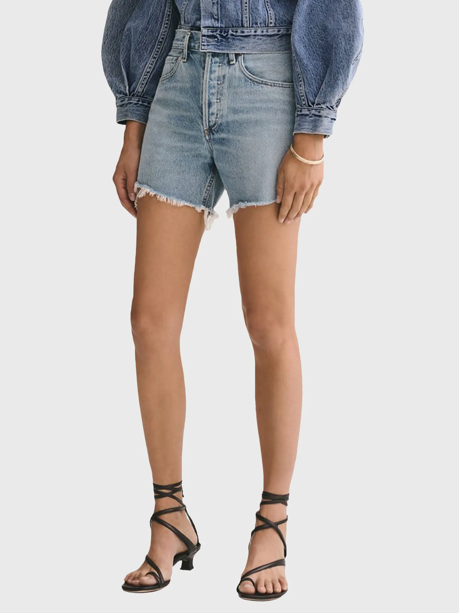 Agolde Reese Relaxed Cut Off Short