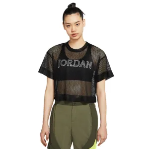 Air Jordan Women Short Sleeve Mesh Top