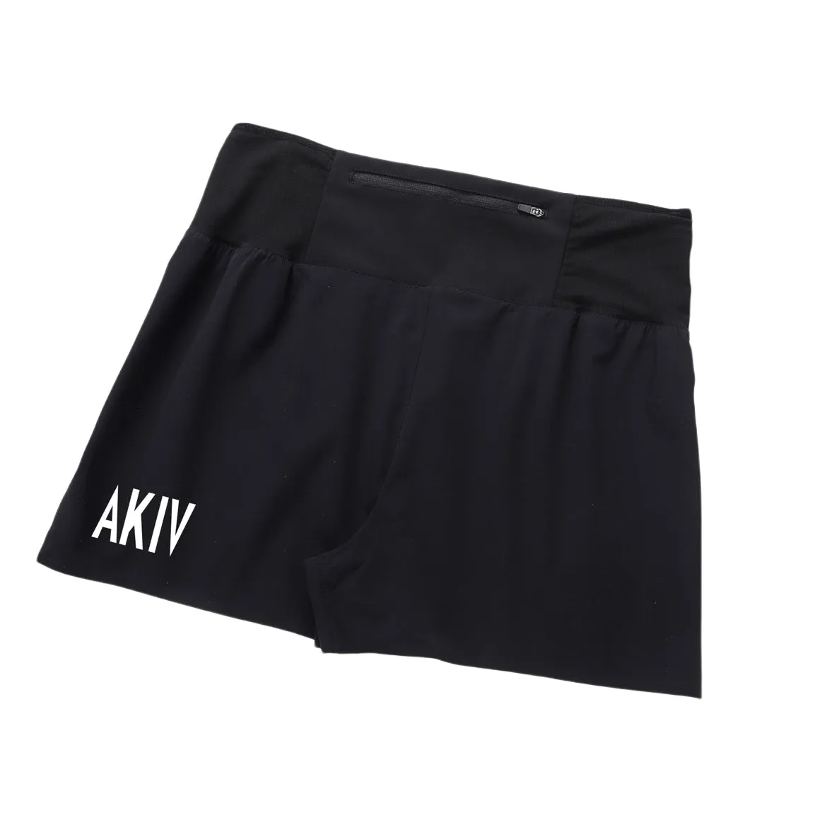 AKIV Multi-Pocket Racing Shorts 2" Unisex | Triangular inner | Black