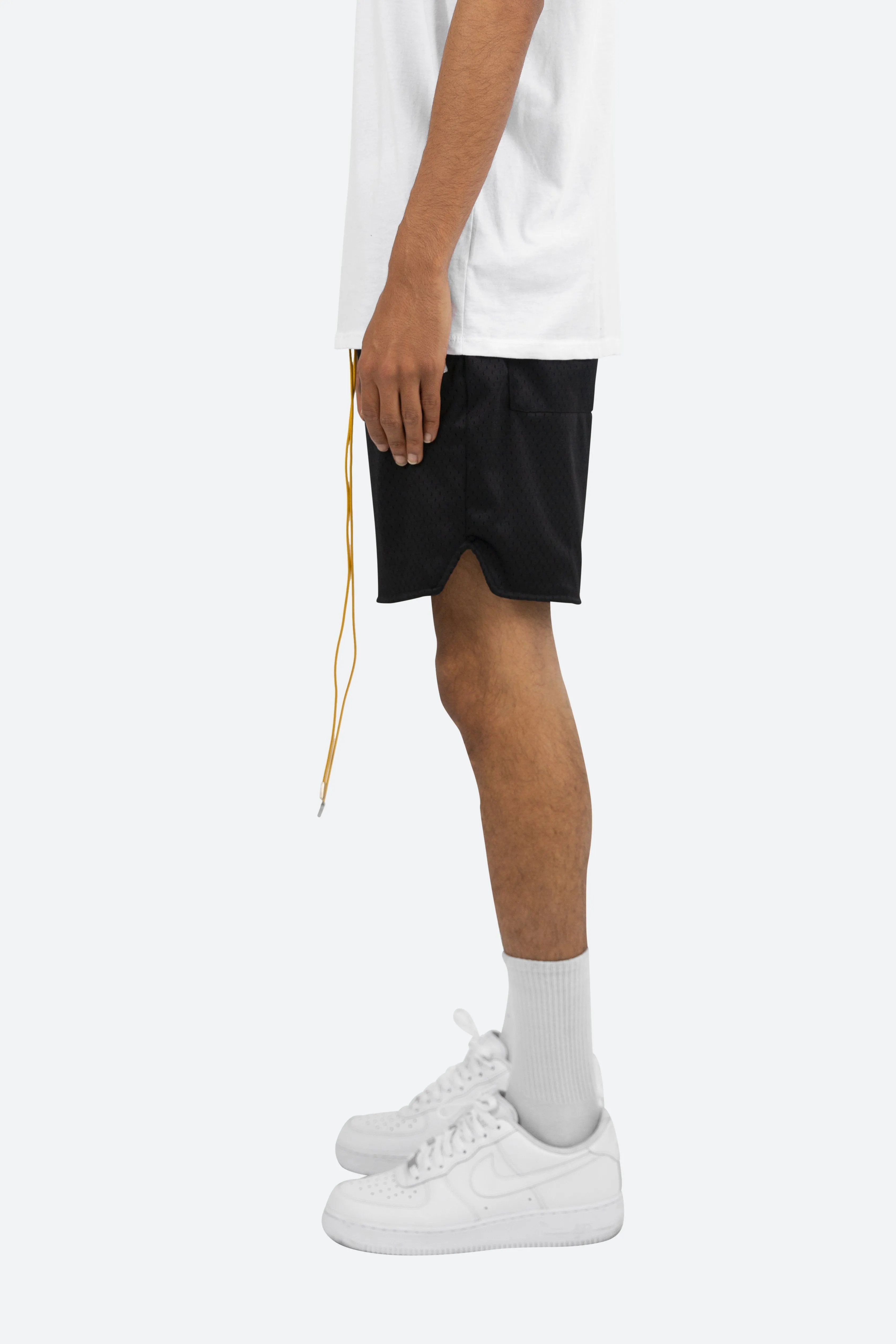 Basic Mesh Shorts - Black