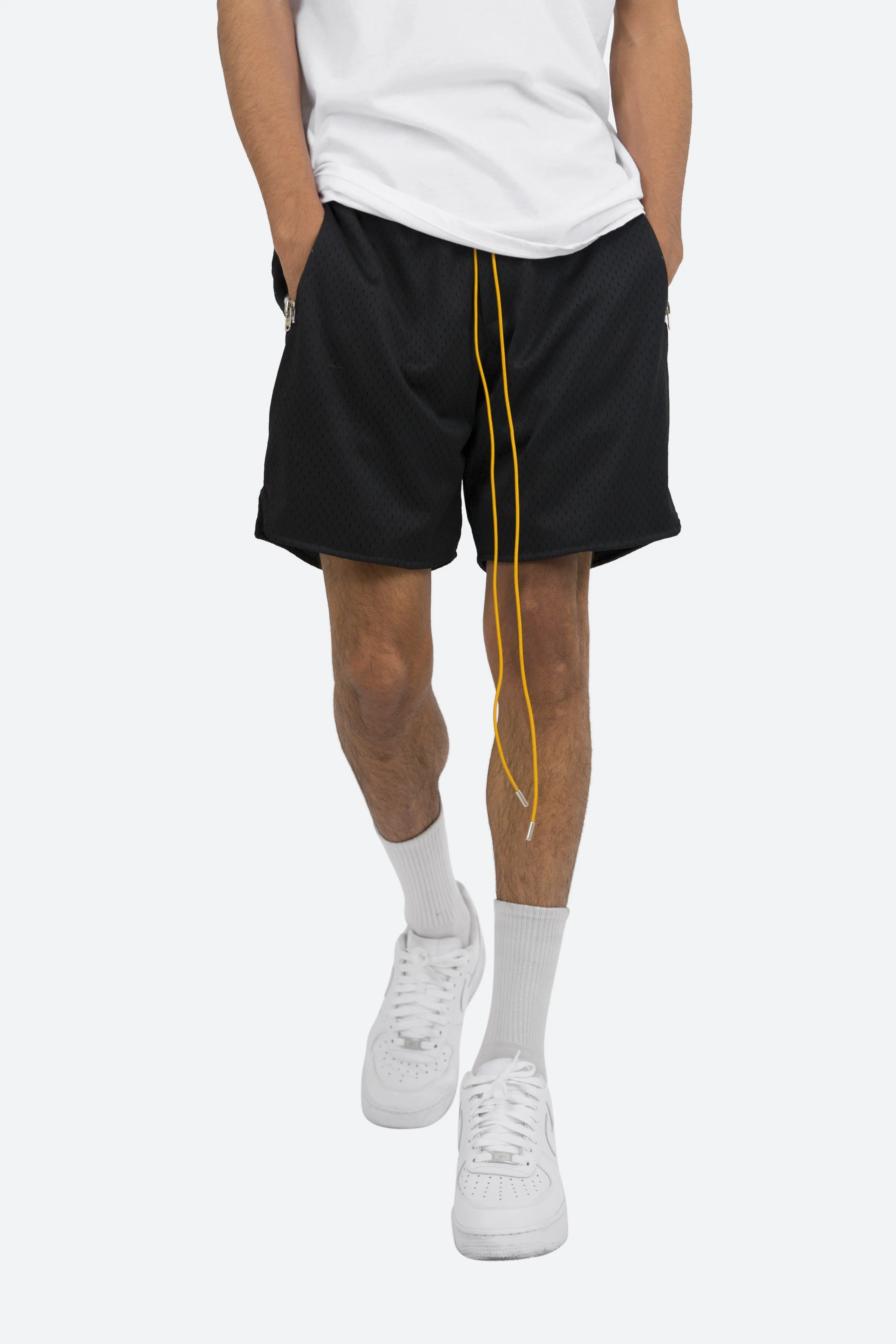 Basic Mesh Shorts - Black