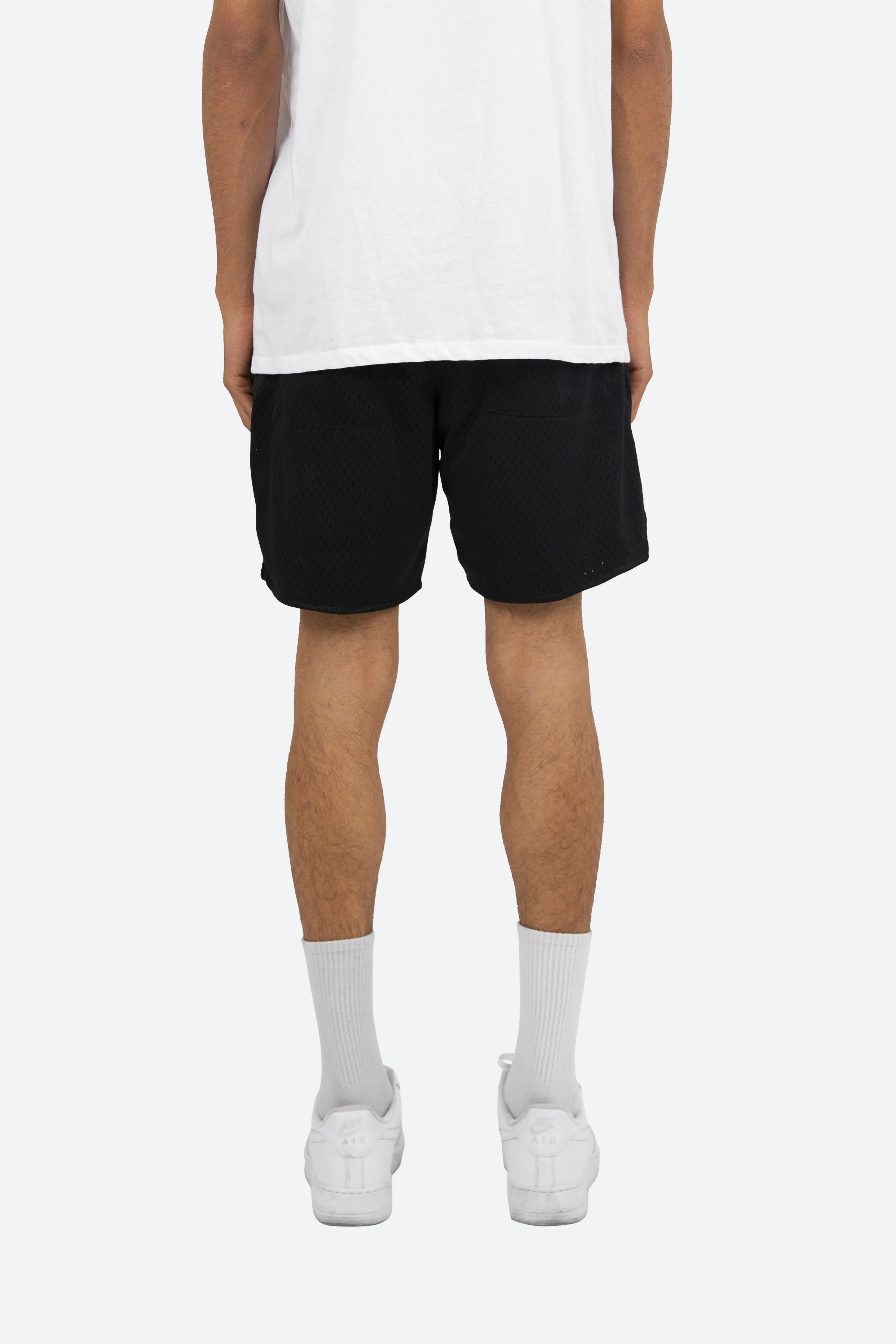 Basic Mesh Shorts - Black