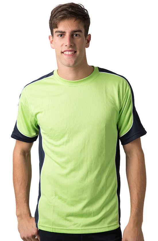 Be Seen Men's Short Sleeve T-shirt With Contrast (BST155)