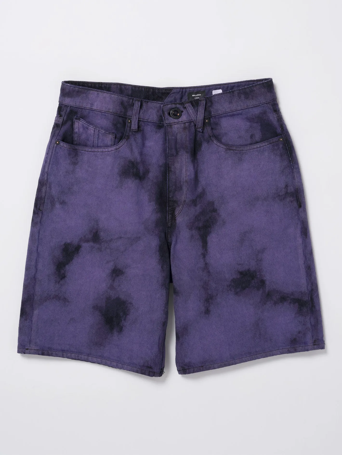 Billow Denim Short - DEEP PURPLE