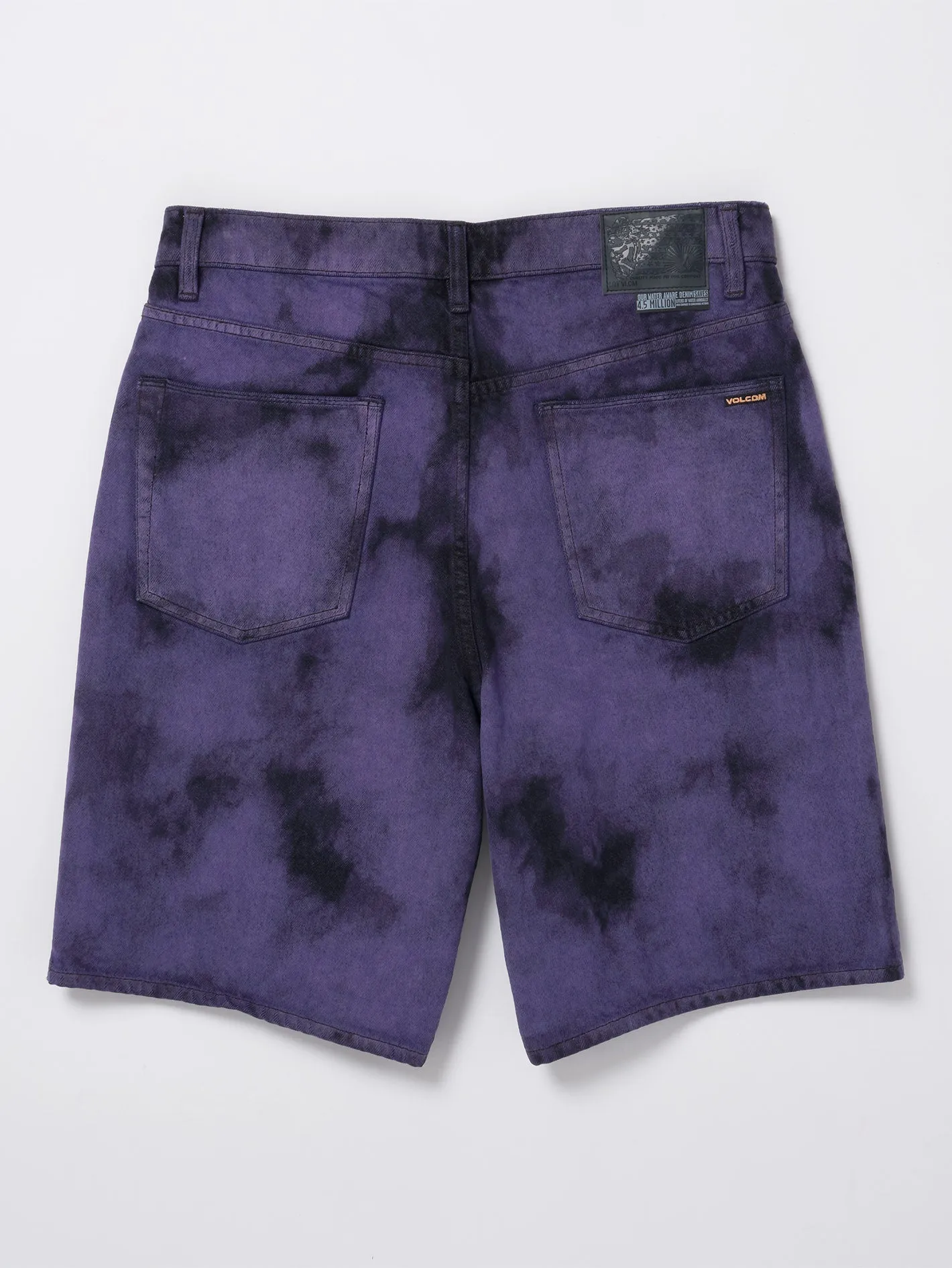 Billow Denim Short - DEEP PURPLE