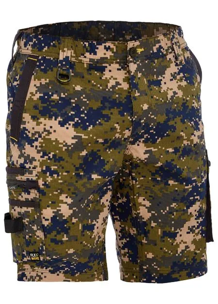 Bisley Flx & Move™ Stretch Canvas Camo Cargo Short - Limited Edition (BSHC1337)