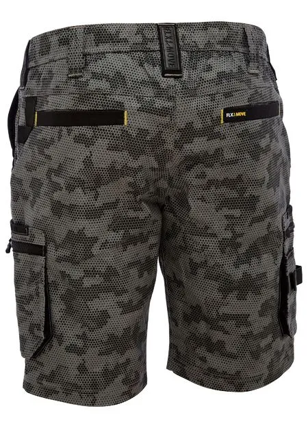 Bisley Flx & Move™ Stretch Canvas Camo Cargo Short - Limited Edition (BSHC1337)