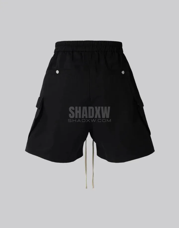 Black Zipper Shorts