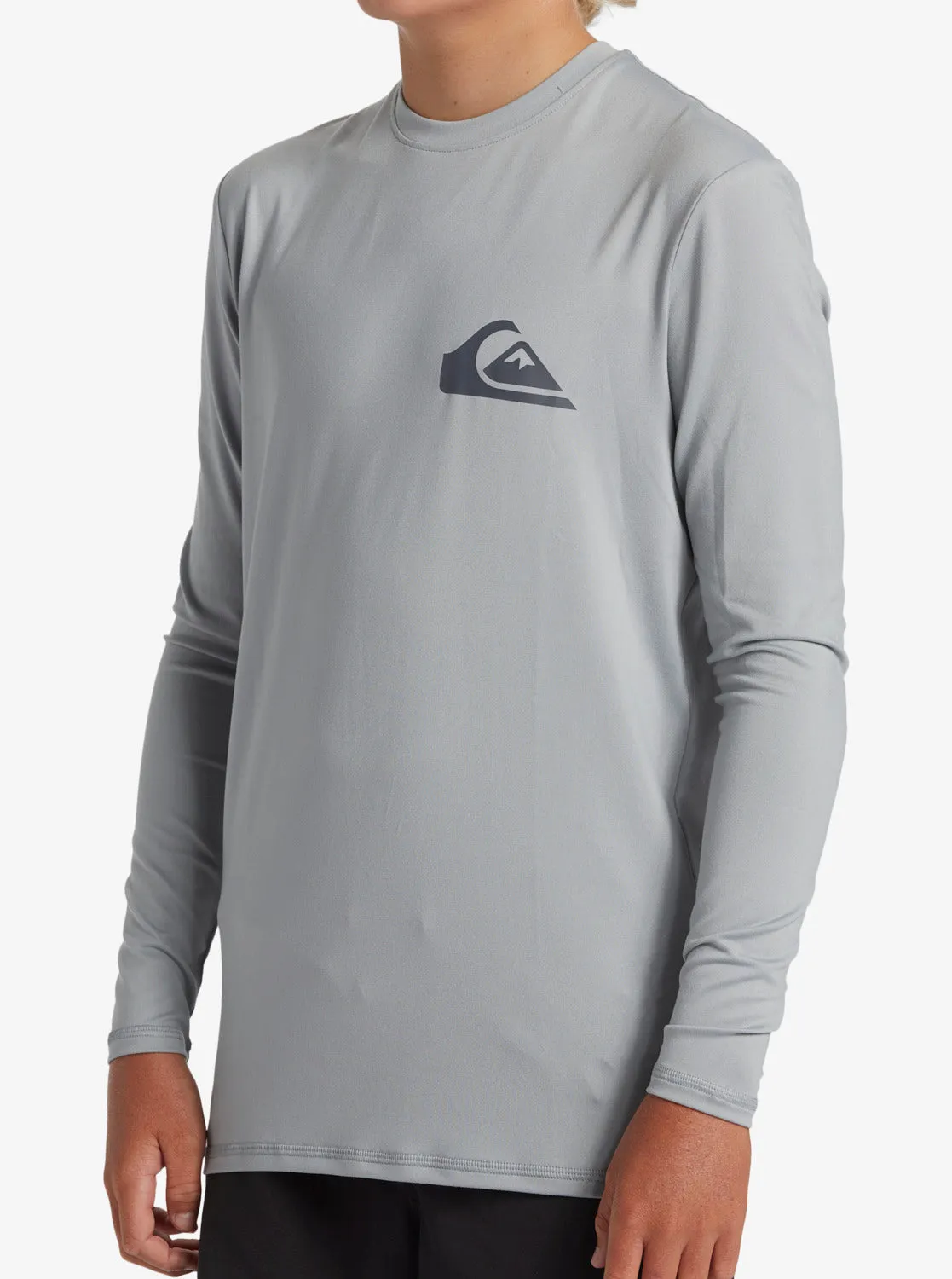 Boys 8-16 Everyday Long Sleeve Surf Tee - Quarry