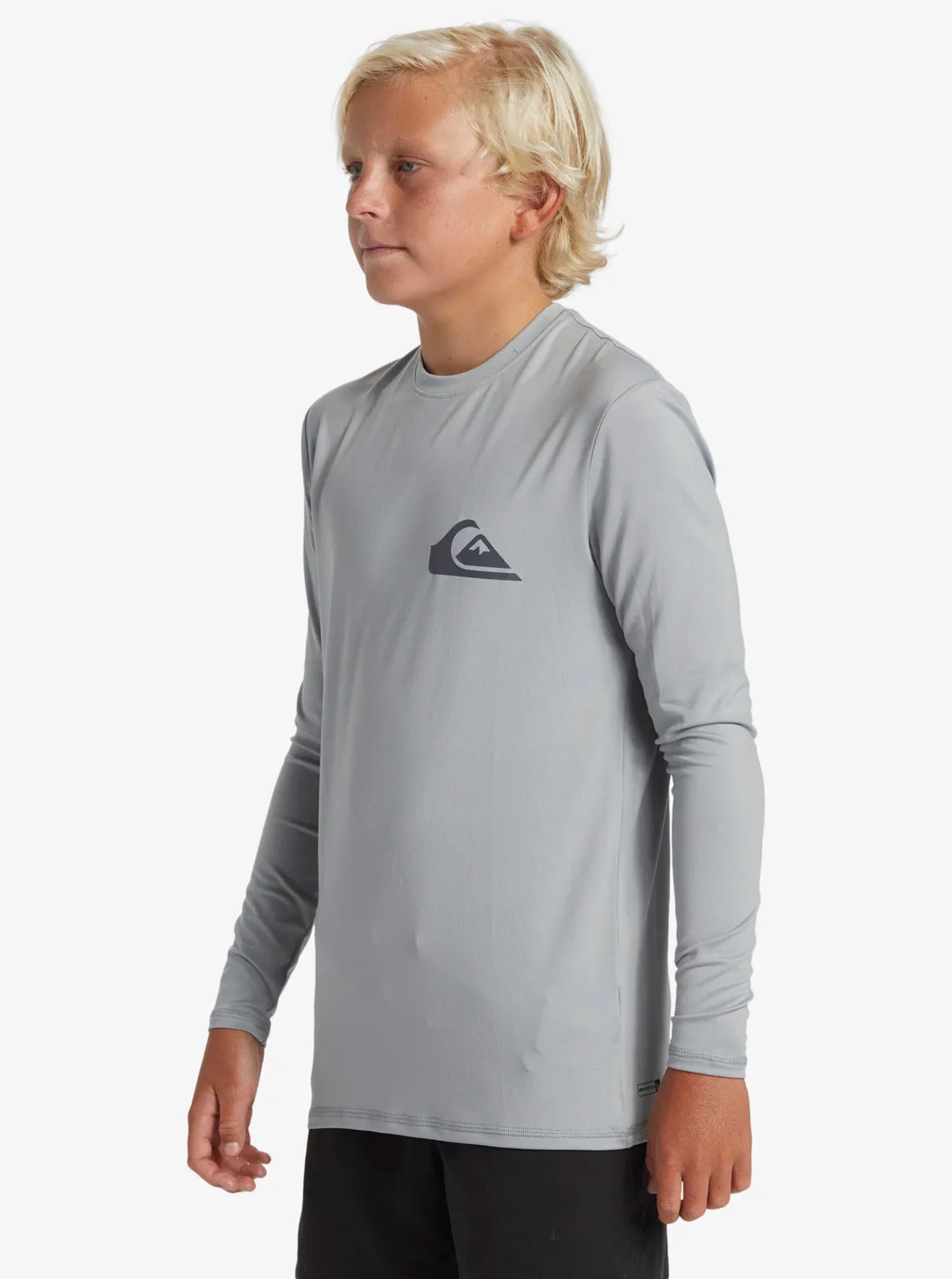 Boys 8-16 Everyday Long Sleeve Surf Tee - Quarry