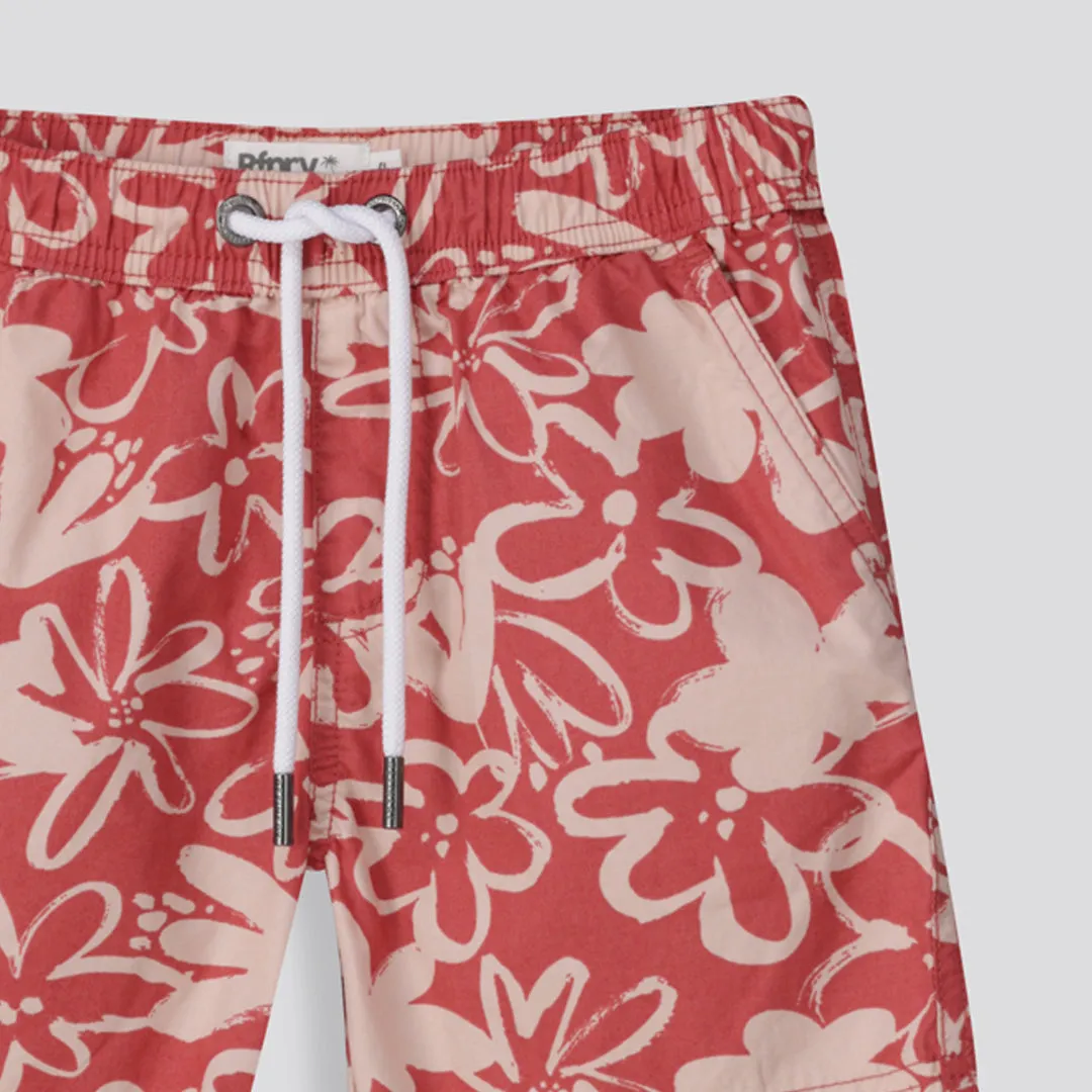 Boys Pool Shorts _ 155097 _ Red