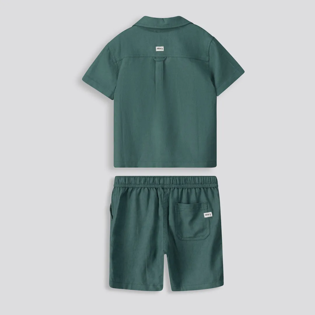 Boys Pull-On Shorts _ 153156 _ Green