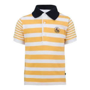 BOYS YELLOW STRIPE POLO