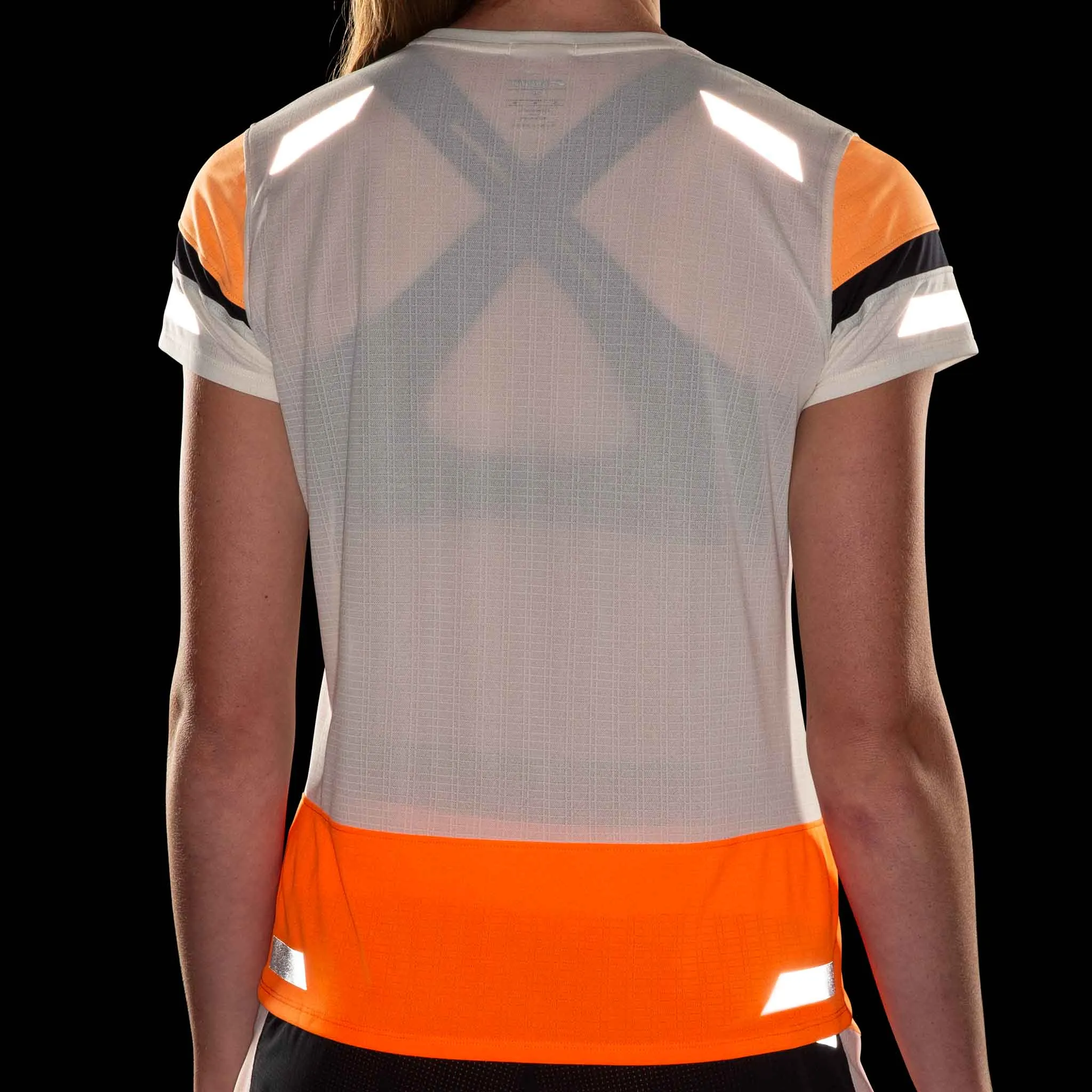 Brooks | Women's Run Visible Short Sleeve 2.0 - Ecru