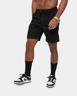 Carre Étoiles Denim Walk Shorts Black