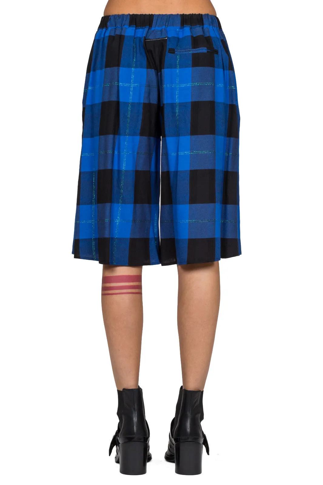 Checked Knee Shorts