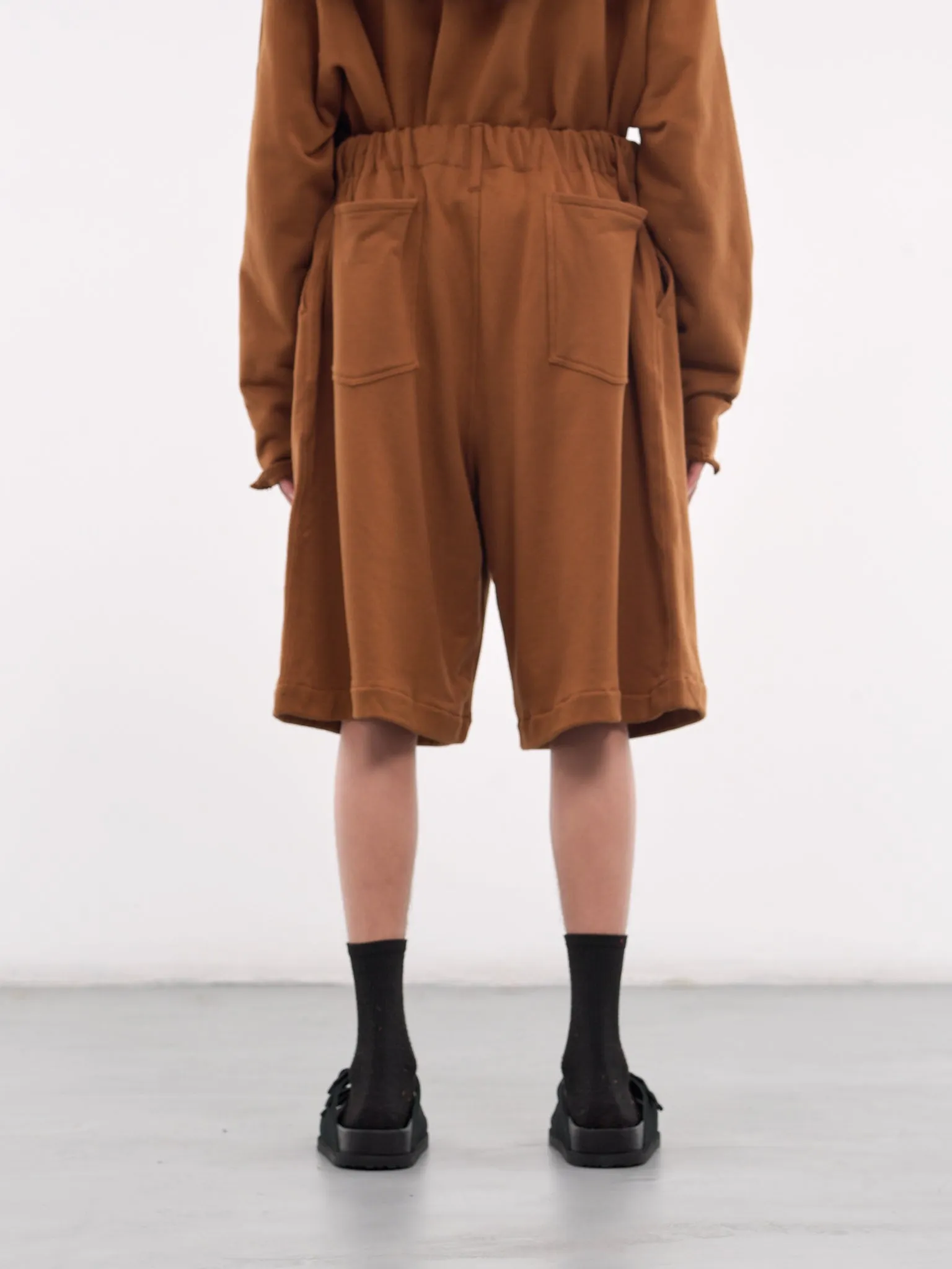 Circular Shorts (L24FW-FTCSP-BRW-BROWN))