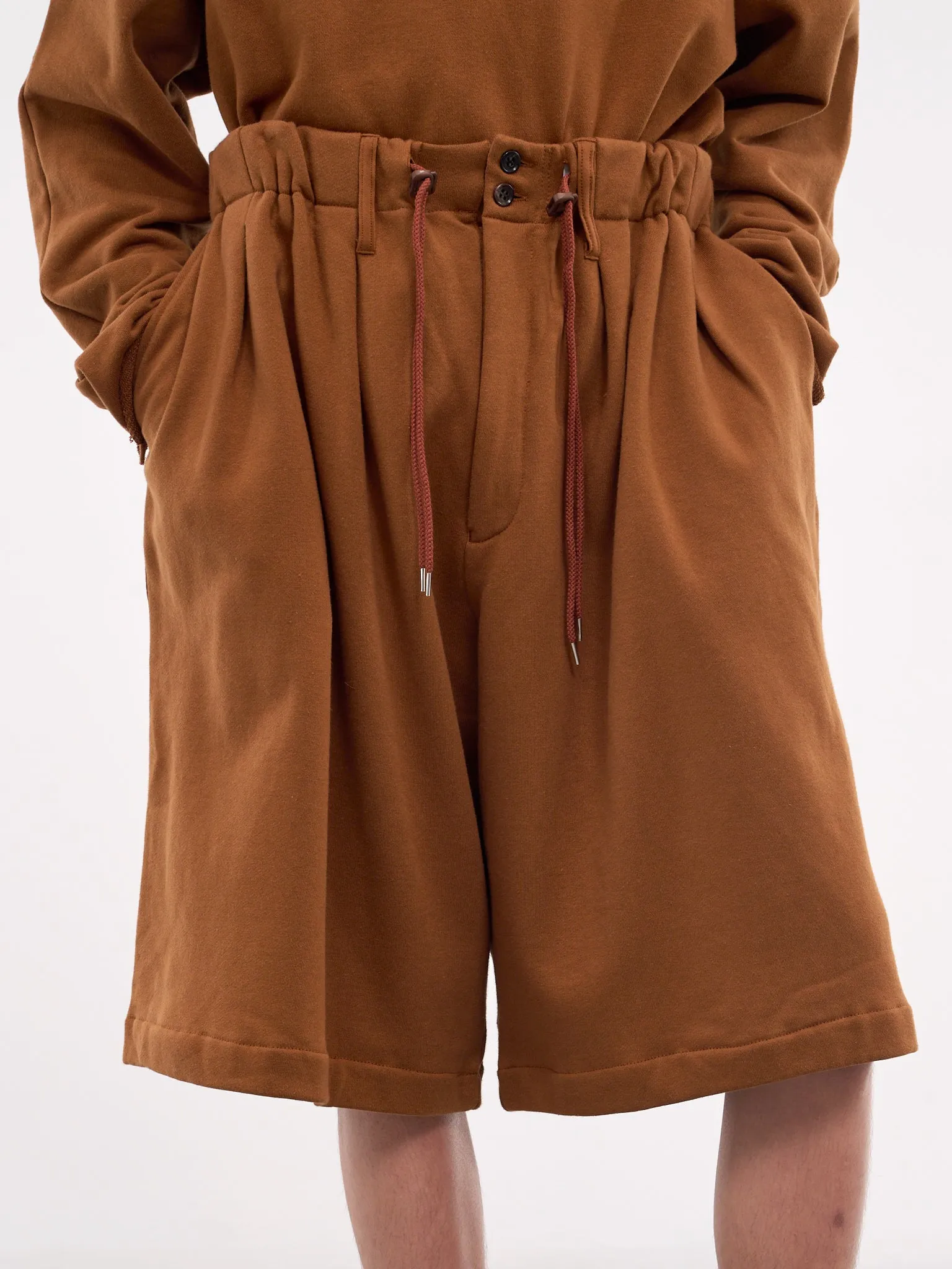 Circular Shorts (L24FW-FTCSP-BRW-BROWN))