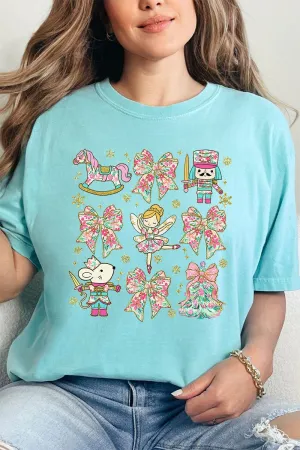 Collage Nutcracker Preppy Blossom Comfort Colors Adult Ring-Spun Cotton Tee