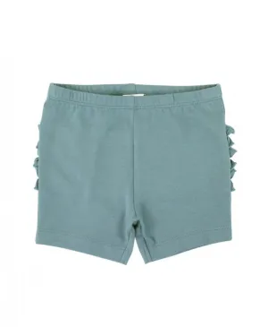 Dolphin Blue Ruffle Playground Shorts0-6M