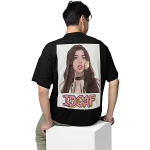 Dua Lipa Oversized T shirt - IDGAF