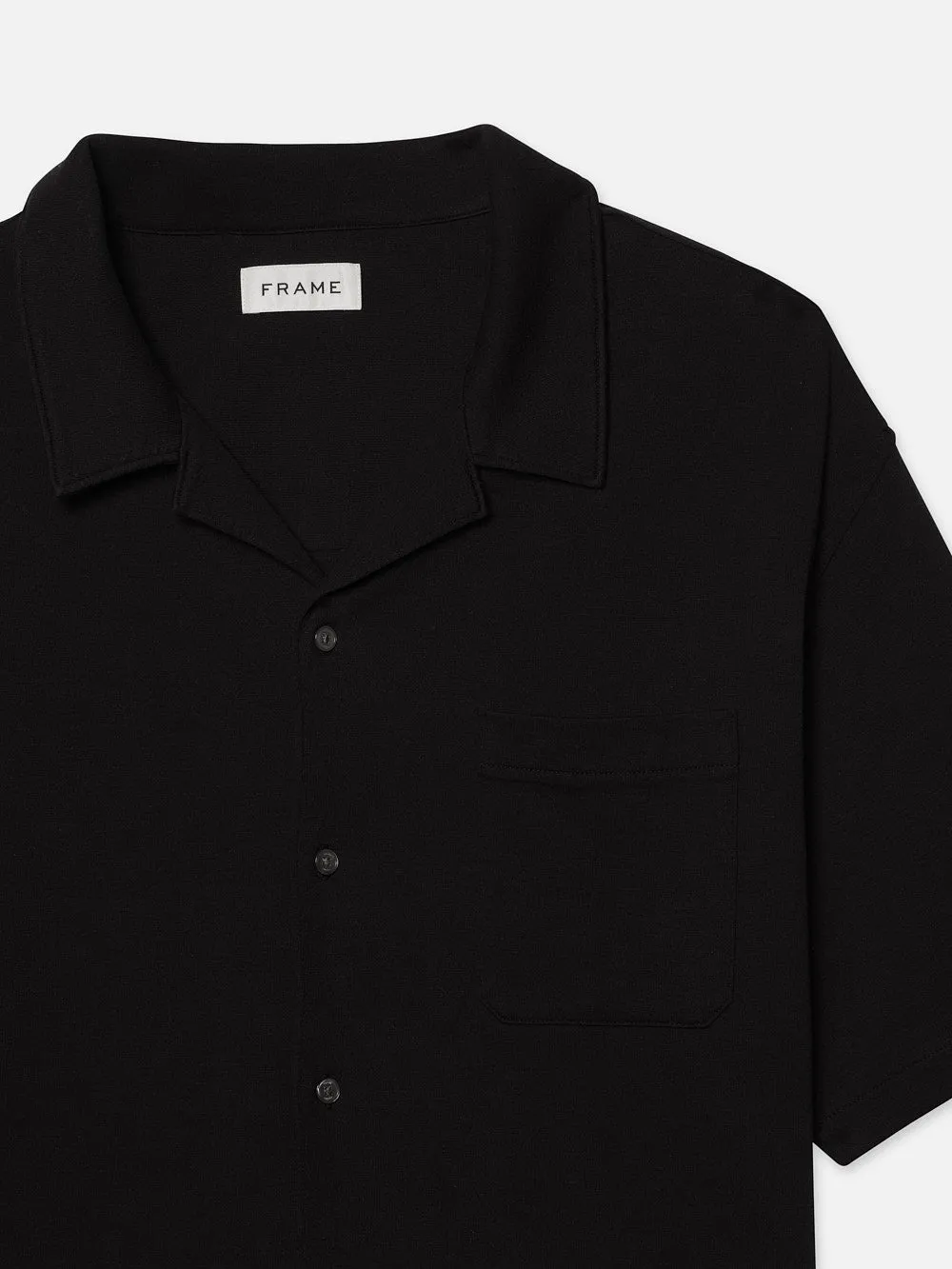 Duo Fold Relaxed Short Sleeve Shirt -- Black