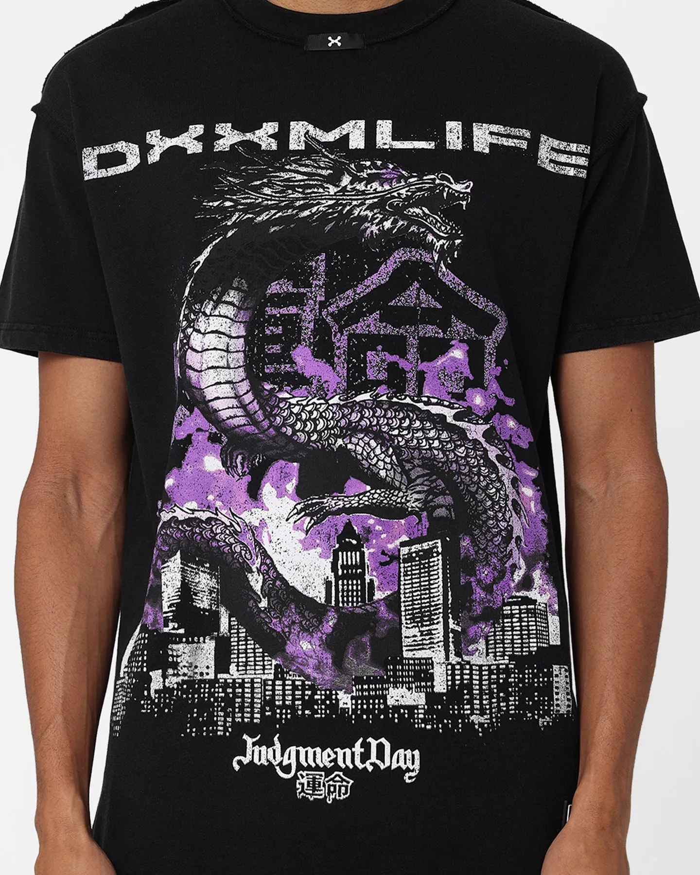 DXXMLIFE Judgement Day Vintage T-Shirt Vintage Black