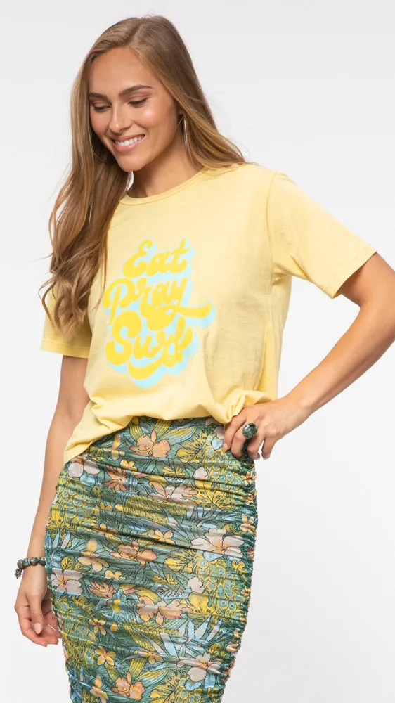 Eat Pray Surf Tee