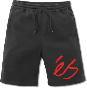 eS Big Script Sweatshorts, Black