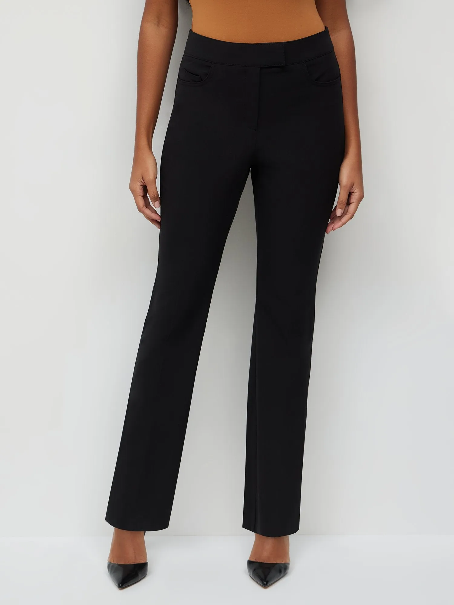 Essential Stretch Mid Rise Barely Bootcut Pant