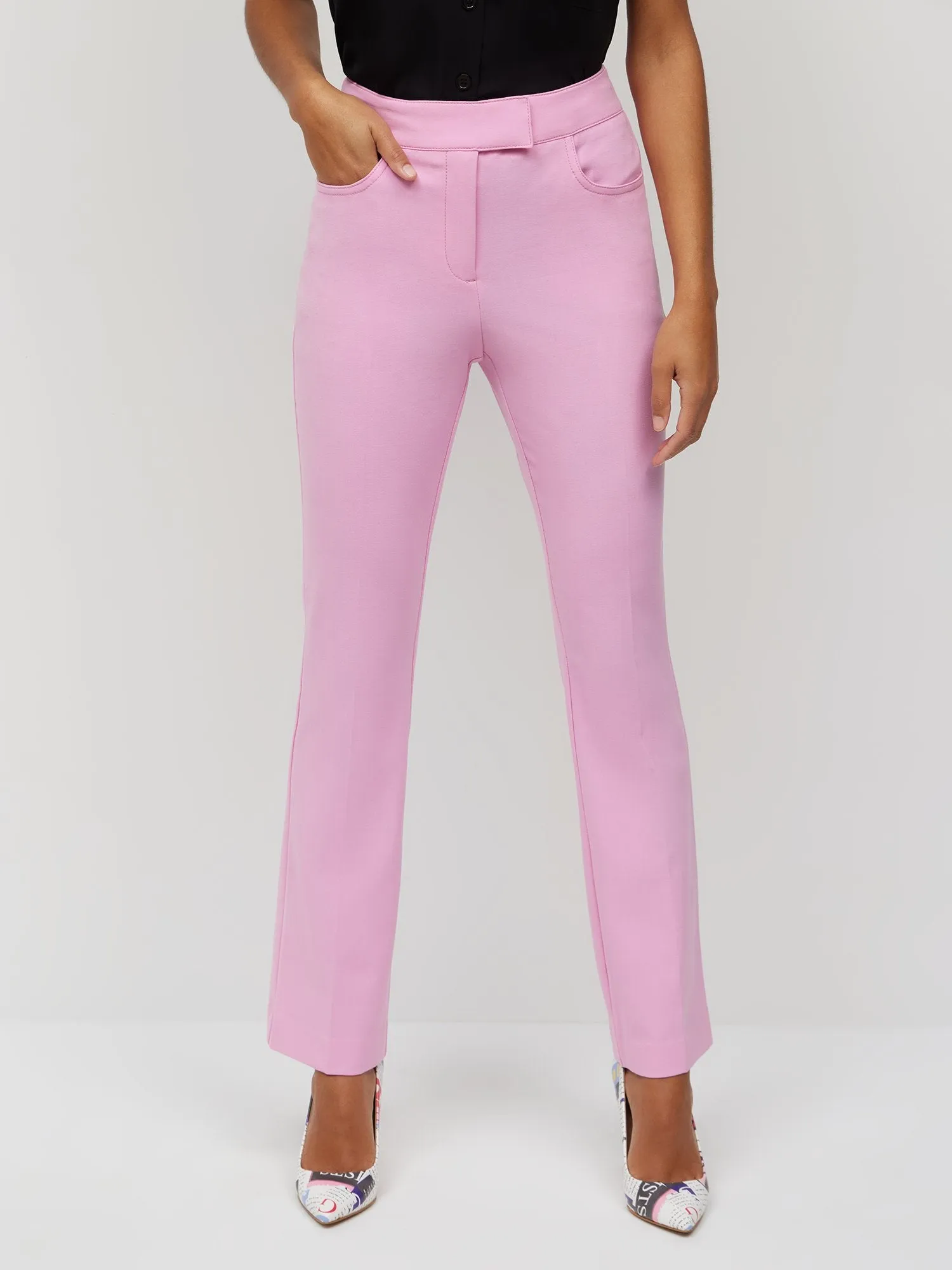 Essential Stretch Mid Rise Barely Bootcut Pant