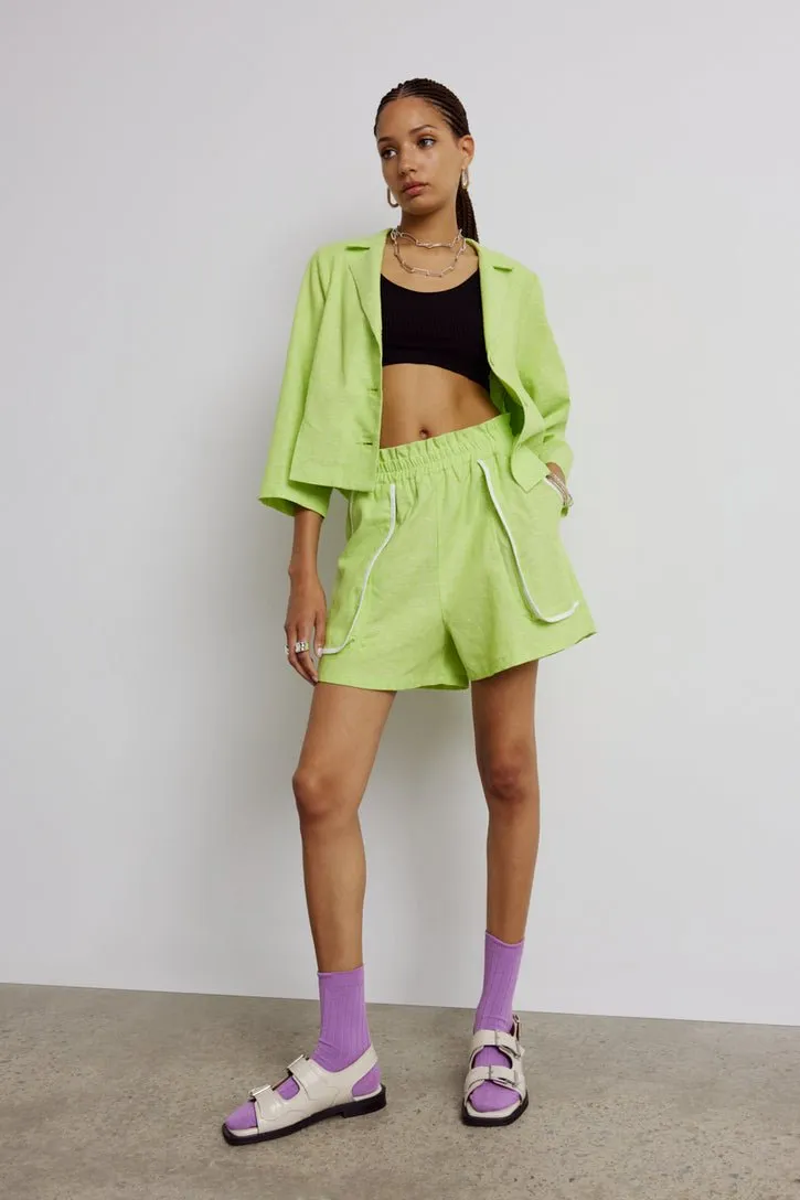 Eve Gravel Garcia Shorts - Key Lime (In Store)