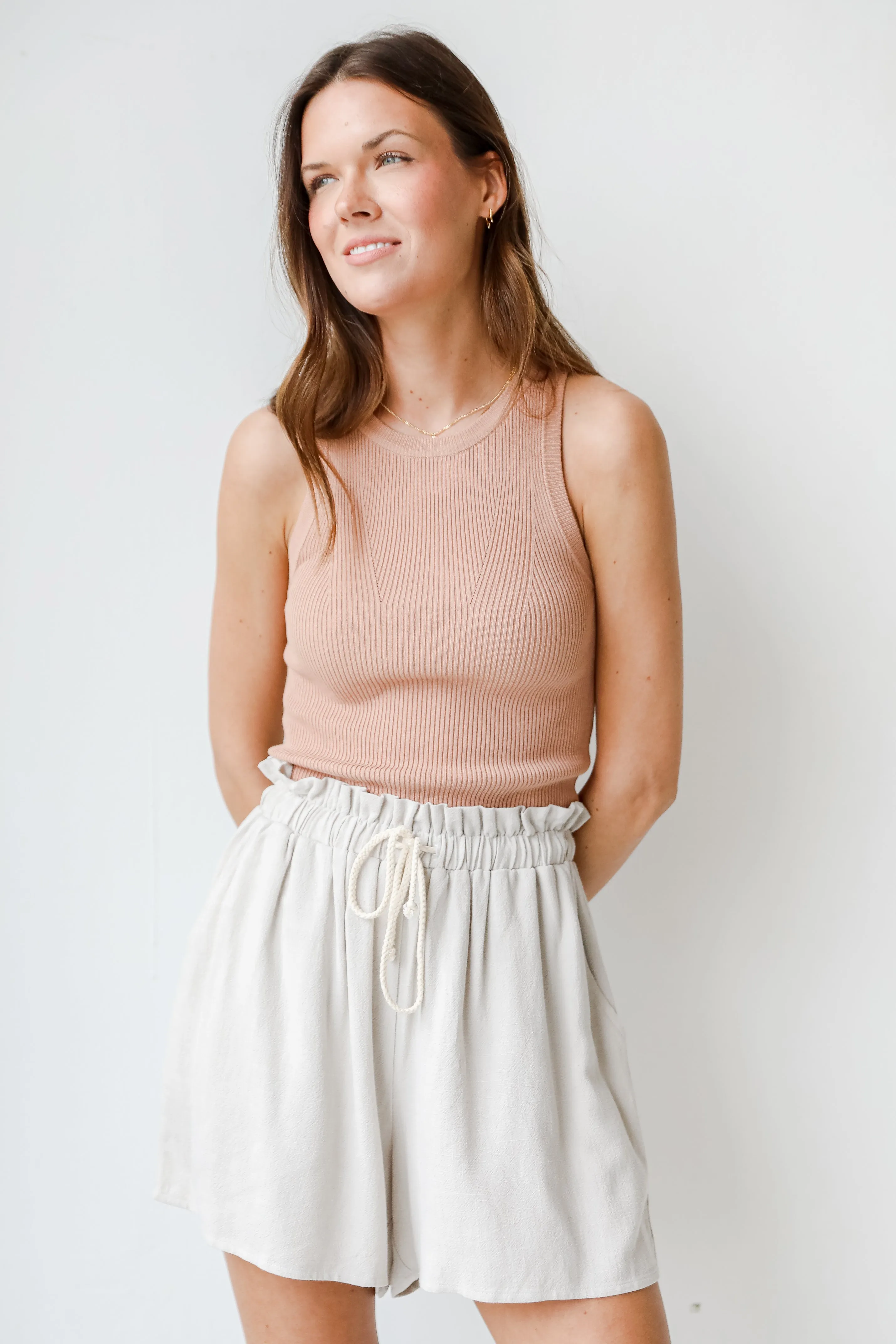 FINAL SALE - Out Of Office Linen Shorts