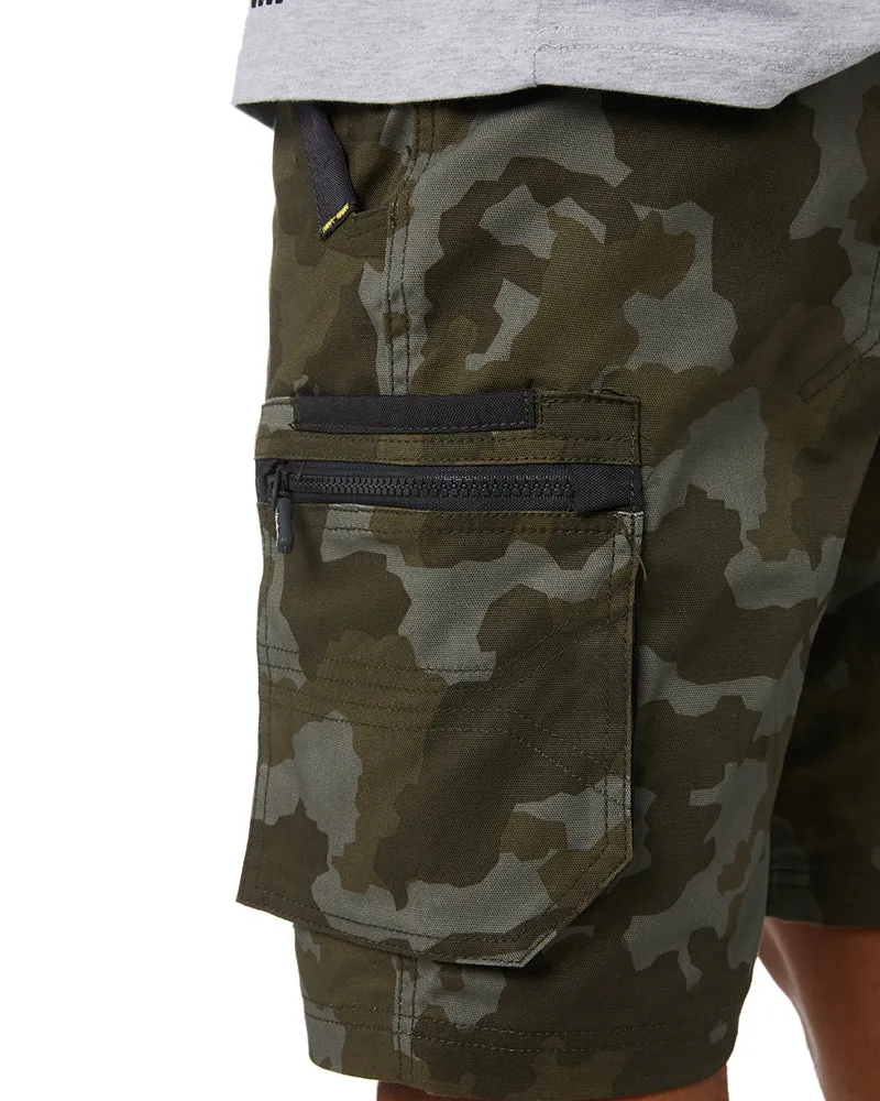 Flex and Move Stretch Canvas Cargo Short Limited Edition - Camo