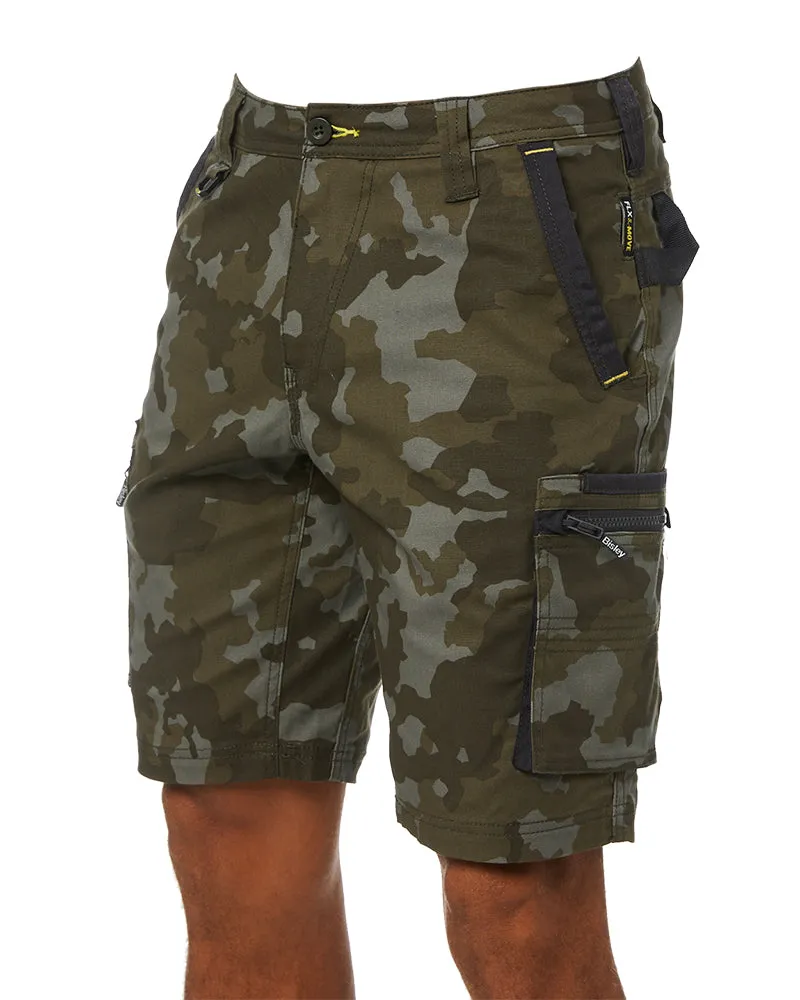 Flex and Move Stretch Canvas Cargo Short Limited Edition - Camo