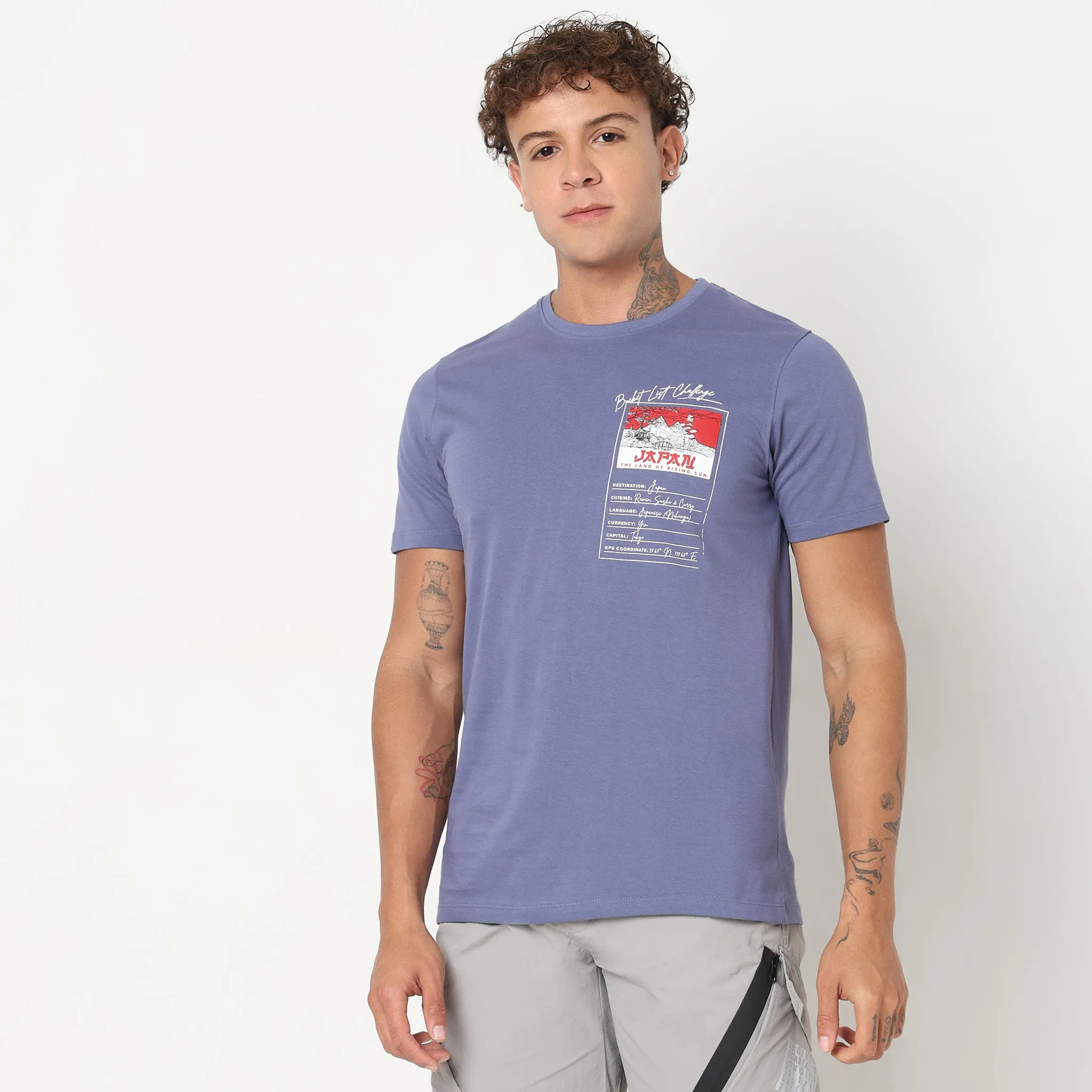 Graphic Tees - Cotton Jersey Regular Fit T-Shirt