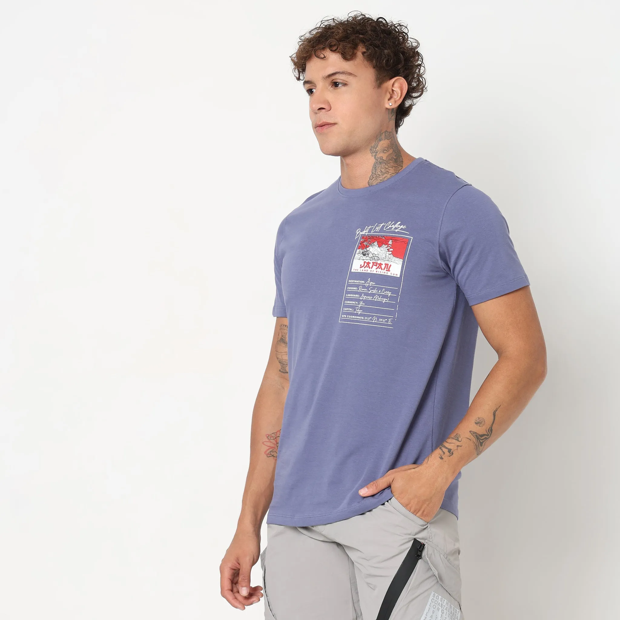 Graphic Tees - Cotton Jersey Regular Fit T-Shirt