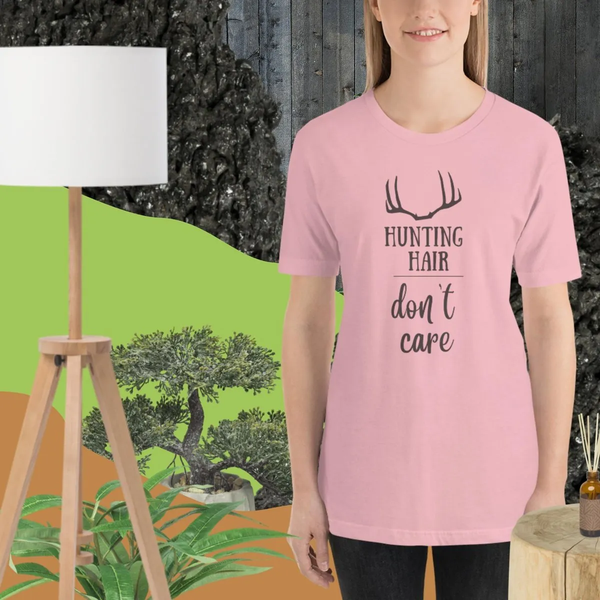 Hunting Hair, Don't Care! T-shirt