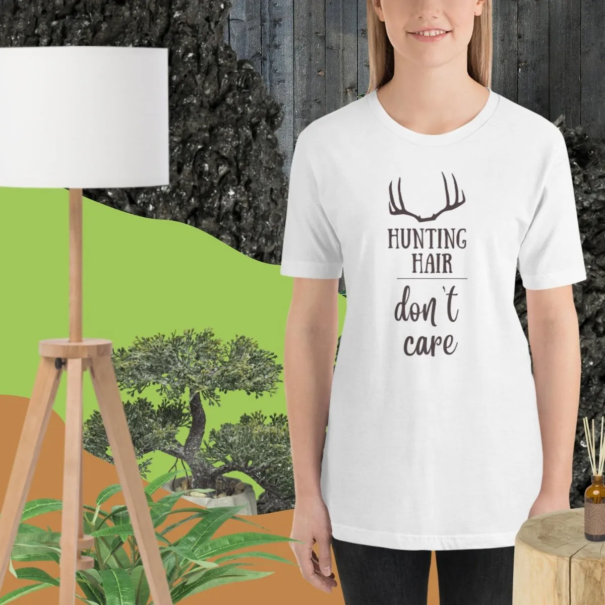 Hunting Hair, Don't Care! T-shirt