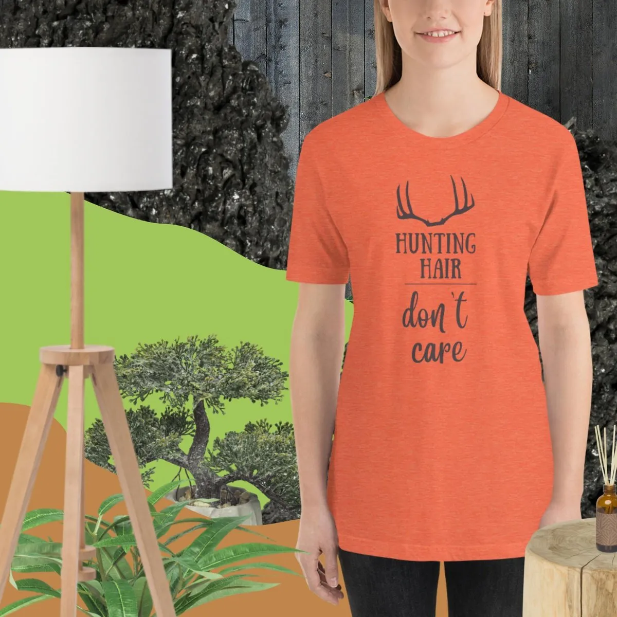 Hunting Hair, Don't Care! T-shirt