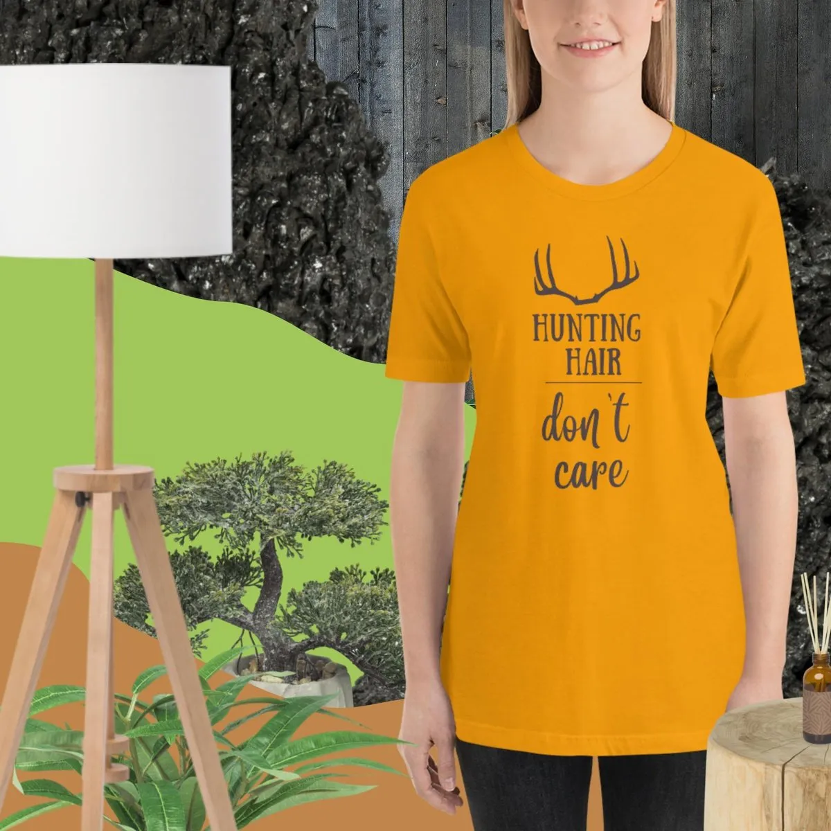 Hunting Hair, Don't Care! T-shirt