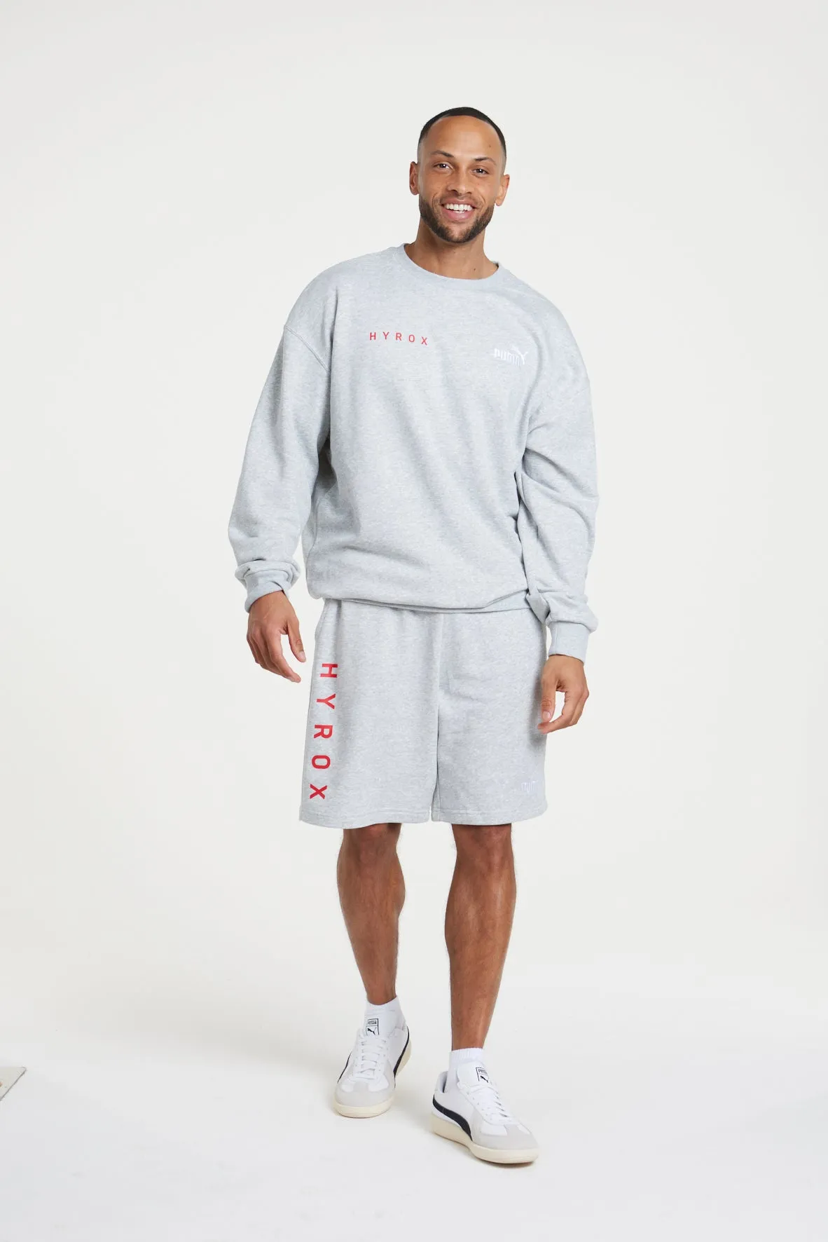 HYROX|PUMA Relaxed Sweat Short M - Gray