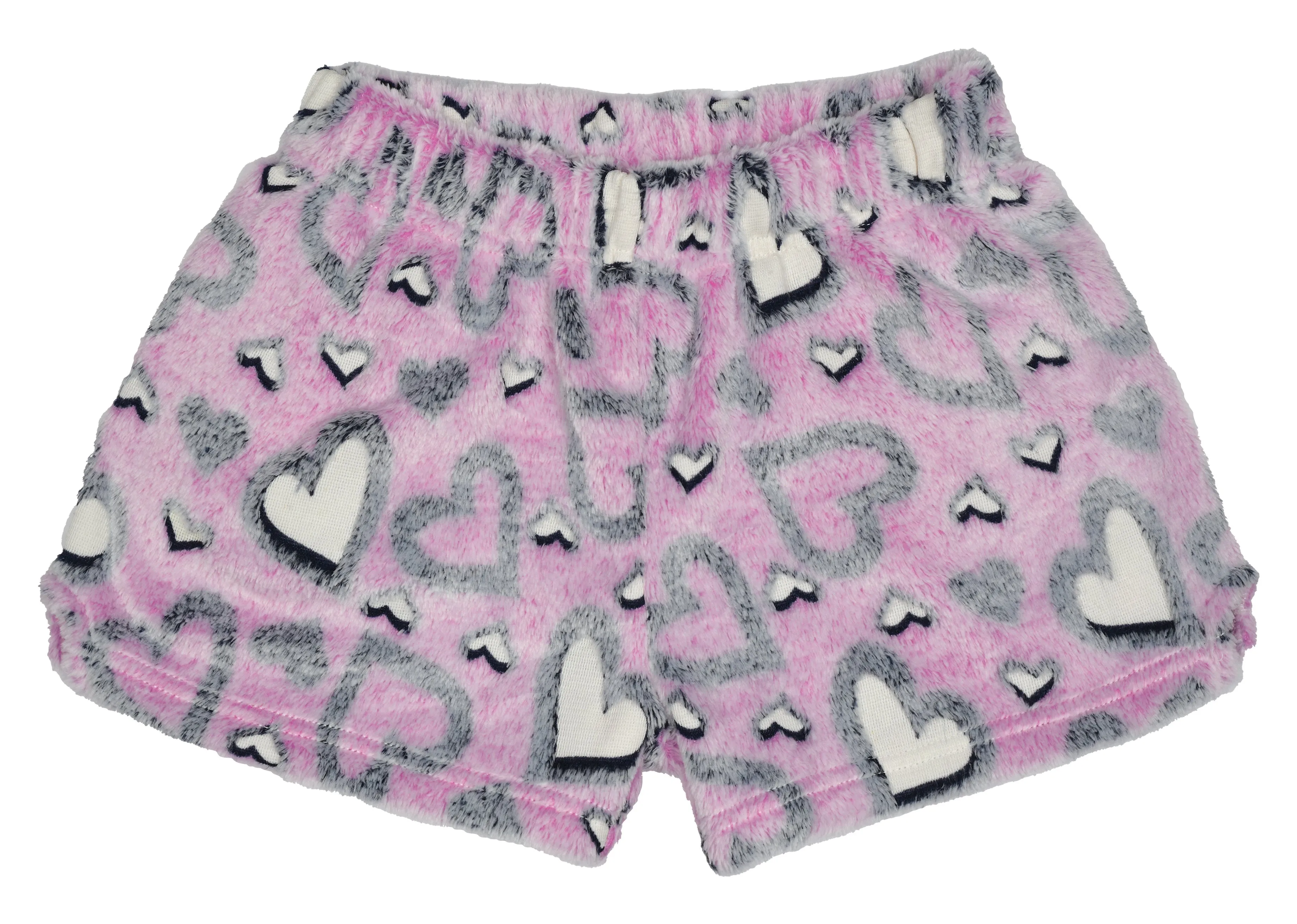 Iscream Hearts Glow in the Dark Plush Shorts