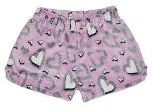 Iscream Hearts Glow in the Dark Plush Shorts