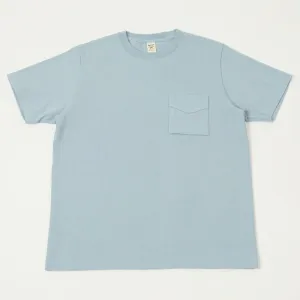 Jackman Dotsume Pocket Tee - Pale Sax