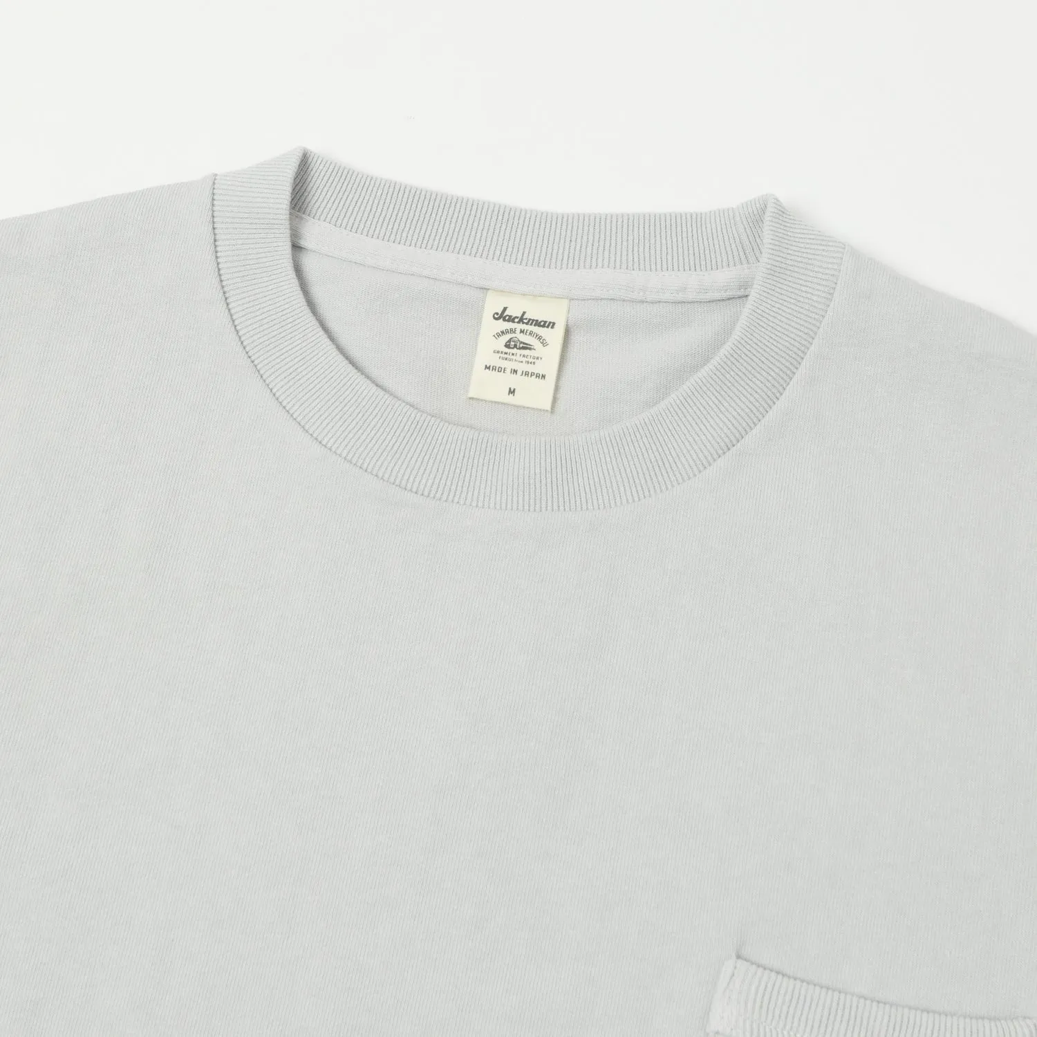 Jackman JM5870 Dotsume Pocket Tee - Iceberg