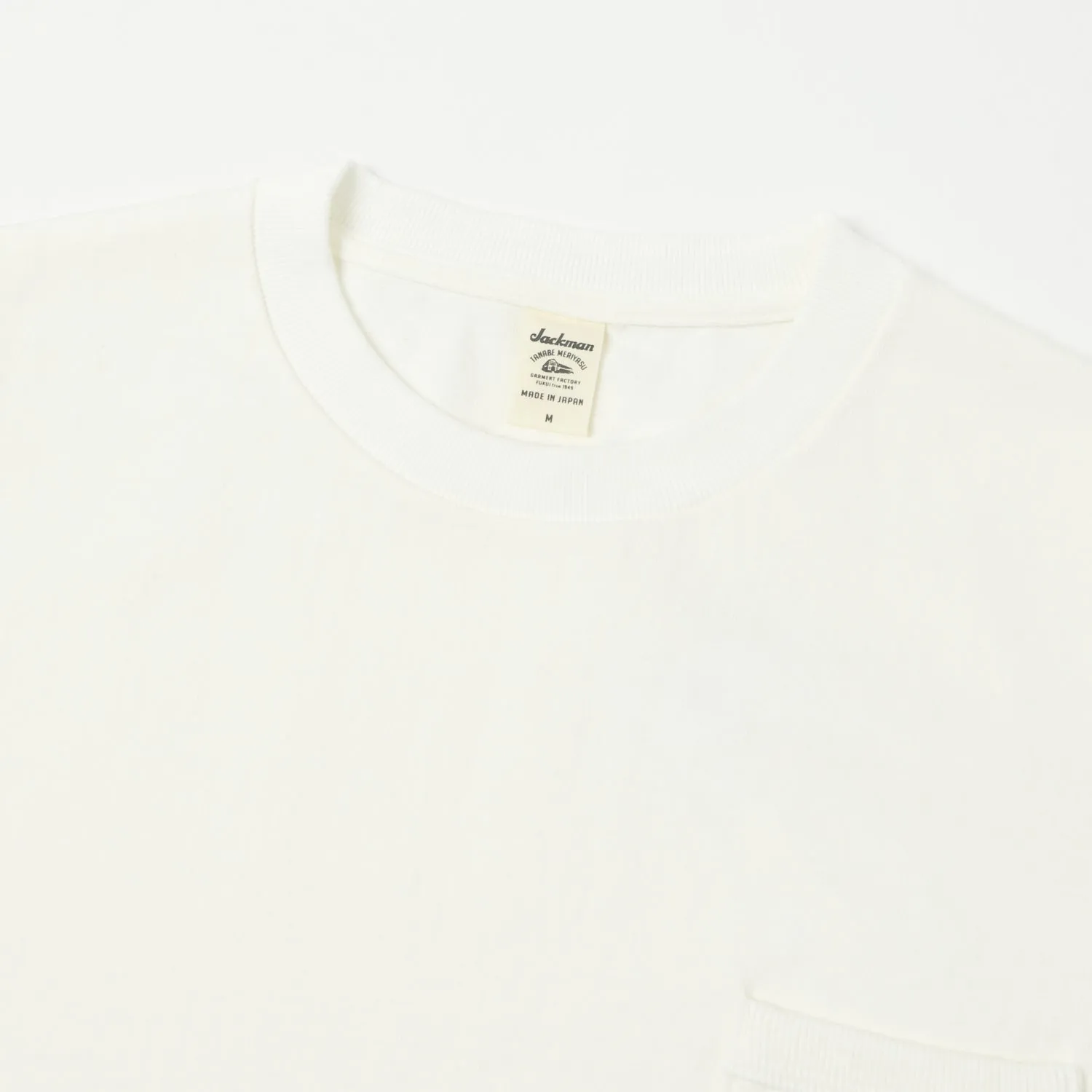 Jackman JM5870 Dotsume Pocket Tee - Off White