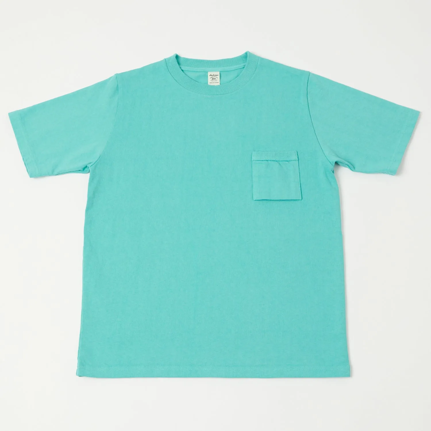 Jackman JM5870 Dotsume Pocket Tee - Turquoise Blue